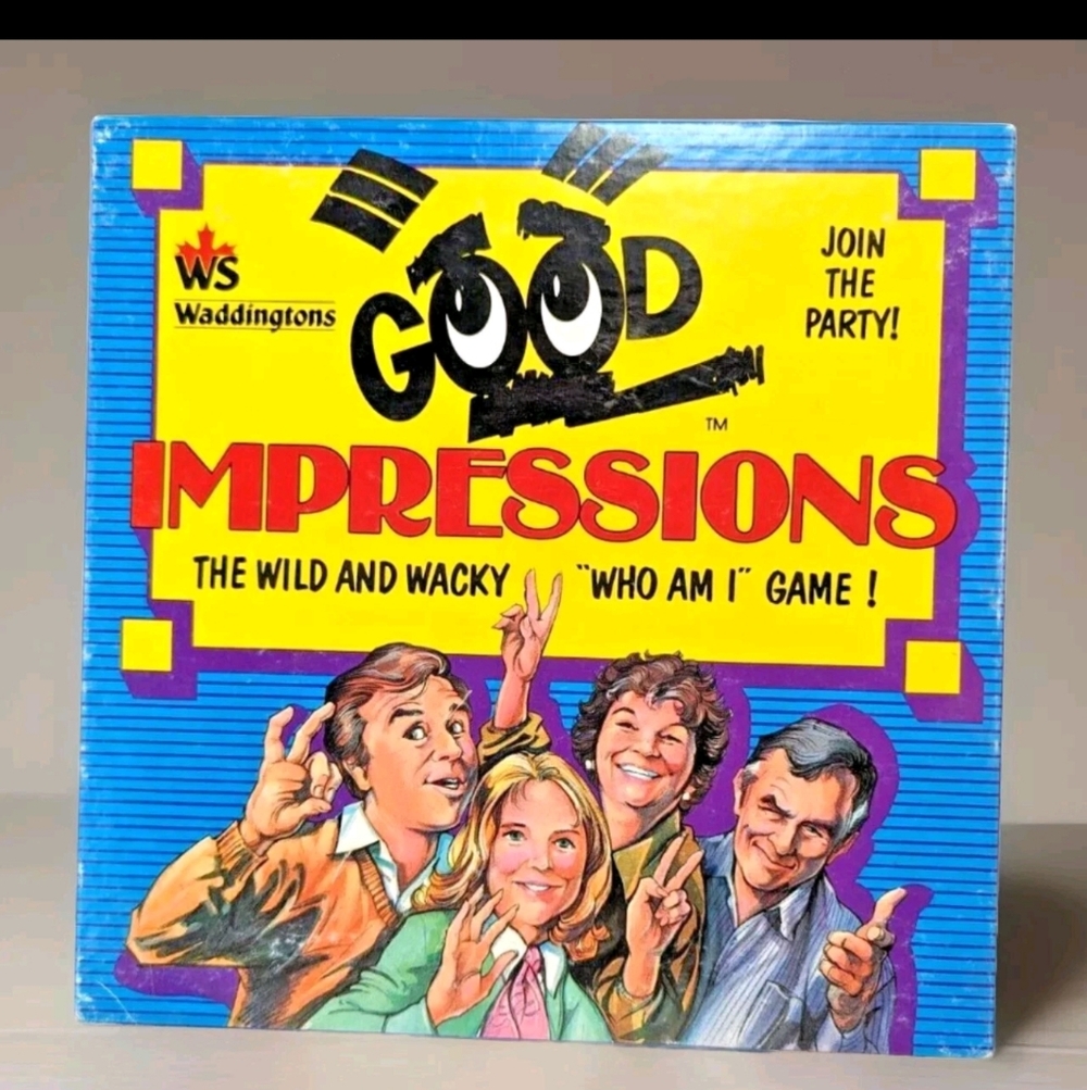 Waddingtons Good Impressions "Who Am I" Game Vintage 1988 Collectible